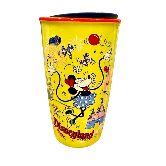 Starbucks Other - Starbucks Disneyland Yellow Minnie Mouse Party Tumbler Mug